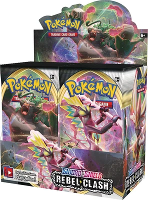 $399 • Buy POKEMON TCG Sword & Shield SWSH - REBEL CLASH BOOSTER BOX - NEW & SEALED