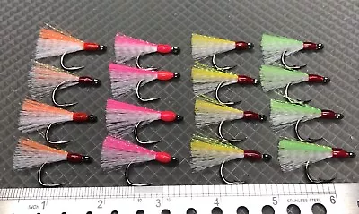 16 Pompano Jig Teasers.. Hook Size 2/0. • $13.99