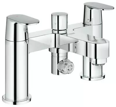 £180 • Buy GROHE Eurosmart Cosmopolitan Double Handle Shower Mixer - Chrome (25129000)