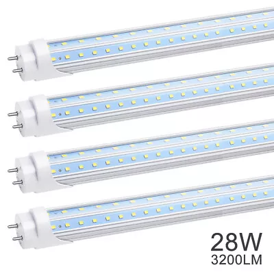 T8 4FT LED Tube Light Bulbs 4 Foot LED Shop Light Bulb G13 Bi-Pin 5000K~6500K • $325.14