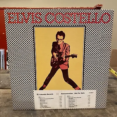 LP Vinyl - ELVIS COSTELLO: My Aim Is True (1977 Stiff) White Label Promo - VG+ • $37.49