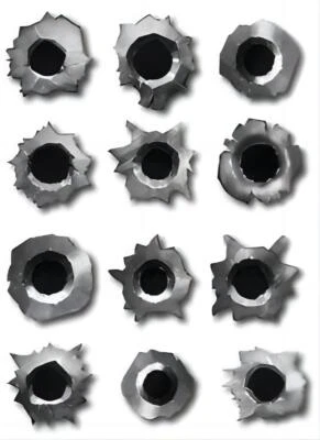 $4.99 • Buy Realistic Bullet Hole Sticker Fake Fun Shot Decal Car Truck Glass Window Vinyl