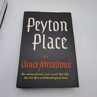 Peyton Place BY Grace Metalious HARD COPY W/JACKET 1ST BOOK CLUB EDITION 1956 • $19.95