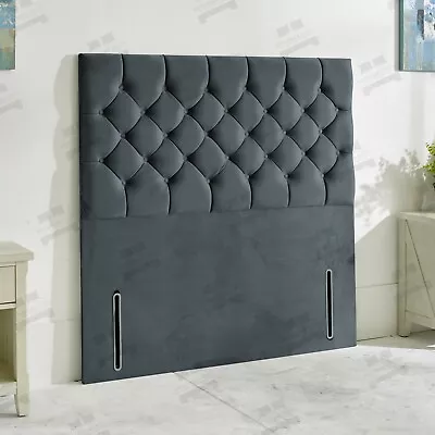 £99.95 • Buy Chesterfield Deep Buttoned Tall Upholstered Floor Standing Divan Bed Headboard
