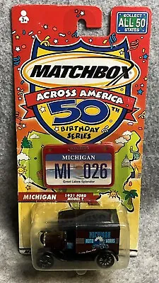 2002 Matchbox Across America Michigan 1921 Ford Model T • $2.75