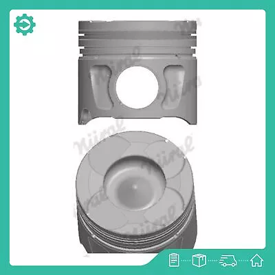 Piston For Opel Fiat Saab Alfa Romeo Lancia Nüral 87-436500-00 • £140.53