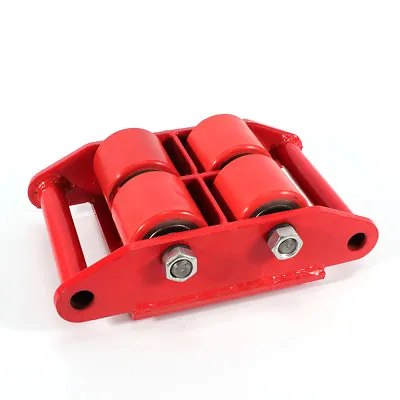 $42.87 • Buy 6 Ton 4-Roller Machinery Mover Skate Industrial Heavy Duty Moving Roller USA