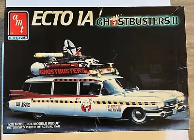 Ghostbusters Ii Ecto 1a (1989 Amt Ertl - 1/25 Scale Model Kit Open) • $34.95