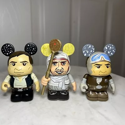 DISNEY Parks Vinylmation 3  Harrison Ford Lot INDIANA JONES Star Wars HAN SOLO • $17.99