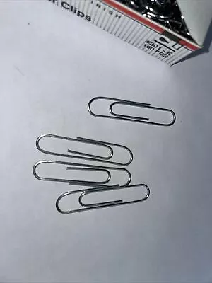 Smooth Finish Jumbo Paper Clips. Common 1000ct X 10 • $89