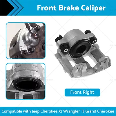 Brake Caliper Front RH Suitable For Jeep Cherokee XJ Wrangler TJ Grand Cherokee • $95