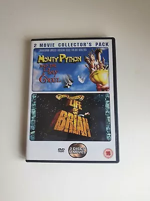 Monty Python And The Holy Grail The Life Of Brian  2 Movie Collectors Pack.VGC. • £5