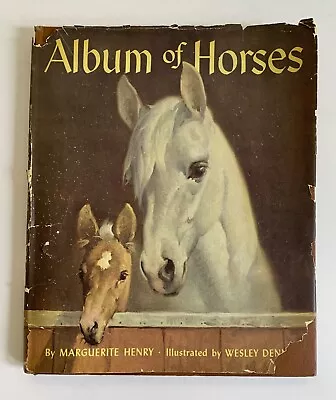 ALBUM Of HORSES Marguerite Henry HC DJ 1st Edition 1951 D Printing 1953 • $11.99