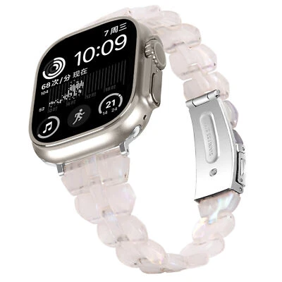 $23.97 • Buy Resin Band Strap For Apple Watch Ultra 49mm Series 8/7/6/5/4/3/SE 42 44 41 45mm