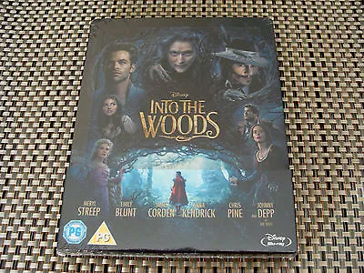 Blu Steel 4 U: Into The Woods : Limited Edition Disney Embossed Steelbook Sealed • £44.99