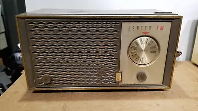 Vintage Zenith MCM TUBE Radio Works  FM Automatic Control - Working • $30