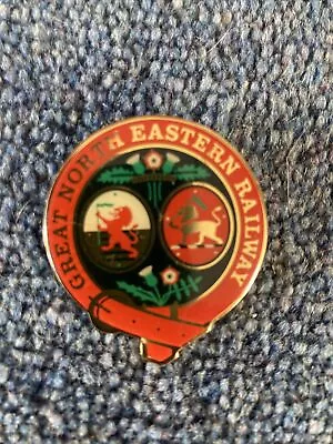 Railway Uniform Enamel Badge  GNER Great North Eastern Railway Clip • £7.99