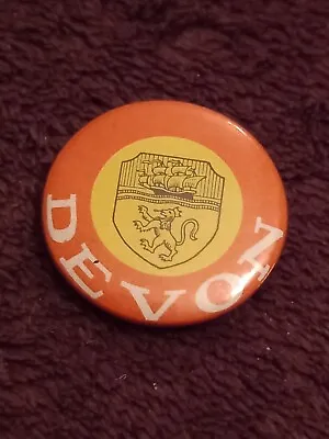 Devon - Tin Badge - Pin Badge.  • £0.99