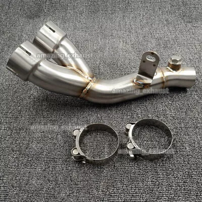 For Yamaha YZF R6 2006-2023 Motorcycle Mid Link Pipe Slip On OEM Exhaust System • $98