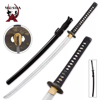 Musashi Japanese Katana Sword Samurai Ninja 1060 Carbon Steel Blade Full Tang • $285.99