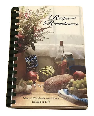 Marvin Windows And Doors Recipes And Remembrances Cookbook Grafton North Dakota • $14.99