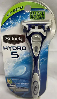 Schick Hydro 5 Men’s Shaving Disposable 5-Blade Razor 2 Cartridges SEALED • $13.99