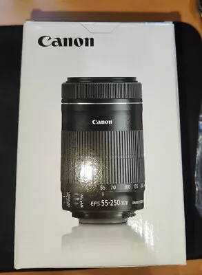 Canon EF-S 55-250mm F/4.0-5.6 IS STM Lens *LIKE NEW* • $315