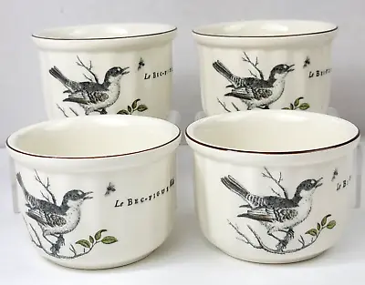 4 Villeroy & Boch Paradiso Ramekin Bowls Bird Le Bec-Figue Male Porcelain • $79.99