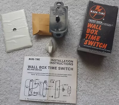 Mark-Time 90007 6 Hour Wall Time Switch • $18.99