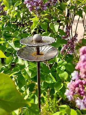 Decorative 2 Tier Rain Catcher Plant Support - Plant Stake  - Garden Supports - • £18