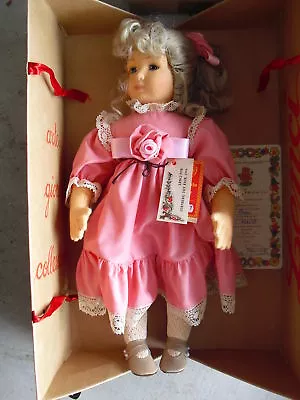 RARE 1993 Lenci Girl Doll Nurnberg Fair Rosa MIB 19  • $889.03