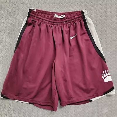 Montana Grizzlies Nike Team Shorts Mens Large Red Basketball NCAA Grizz Vintage  • $19.99