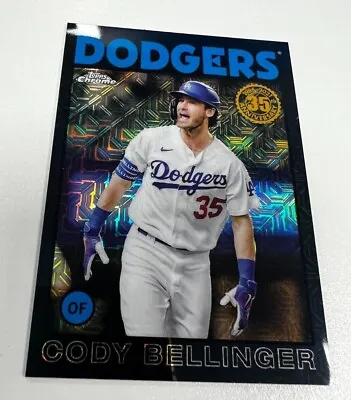 2021 Topps Update - Chrome Silver Pack Black #/199 - Cody Bellinger - Los Angele • £3.50