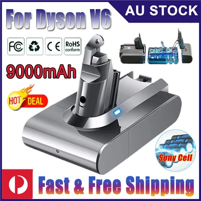 9000mAh Battery For Dyson V6 DC58 DC59 DC61 DC62 DC72 Animal SV03 SV04 SV06 SV09 • $32.99