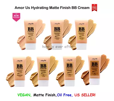 Amor Us BB Cream -Matte Finish Oil Free BB Cream VEGAN Makeup Foundation • $9.99