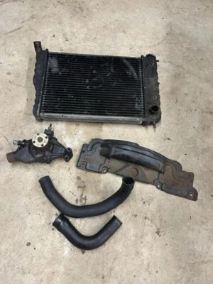 $175 • Buy OEM 1977 V8 Monza Harrison Radiator, GM Water Pump,  AC Radiator Cap And More