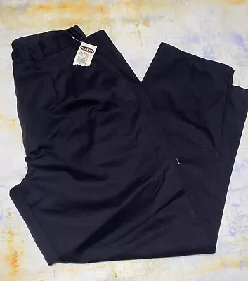 BUGLE BOY Men's DARK BLUE  TRIPLE  Pleated Classic Fit  Pants Size 40X32 • $38.95