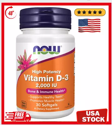 NOW Supplements Vitamin C-1000 With Rose HIPS & Bioflavonoids 30 Veg Capsules • $5.70