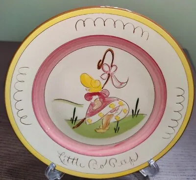 VTG Little Bo Peep Stangl Plate Nursery Rhyme Baby Children Kid Room Wall Decor  • $24.99