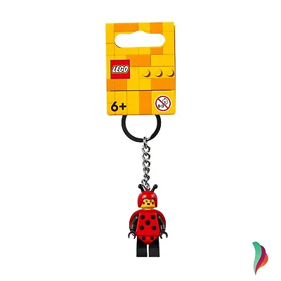 LEGO Ladybug Girl 854157 Red Black Beetle Keyring Keychain - Retired New Item AU • $18.75
