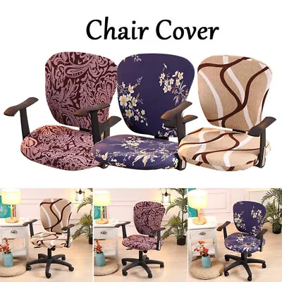 $13.78 • Buy Swivel Computer Chair Cover Stretch Removable Office Seat Protector Case Supply