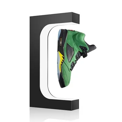 Magnetic Floating Sneaker Display Rotating Lighted Levitating Shoe Display Case  • $79.99