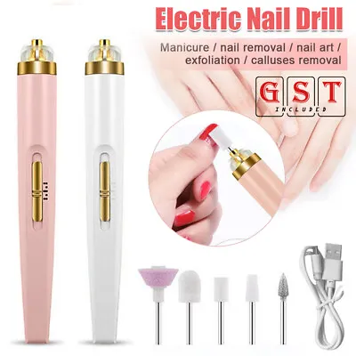 Electric Nail Drill File Machine Toe Finger Nails Sander Polisher Manicure Care • $13.08