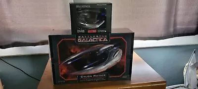 Battlestar Galactica CYLON RAIDER NIB Moebius Models PreBuilt Display + MINI • $130
