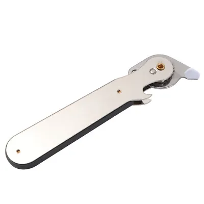  Handheld Can Opener Stainless Steel Piercer Metal Hole Punch Tool Side Cut Beer • £6.69