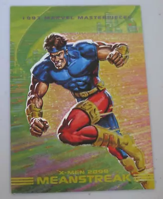 1993 Marvel Masterpieces Spectra-etch S1 Meanstreak X-men 2099 Insert Skybox • $3.99