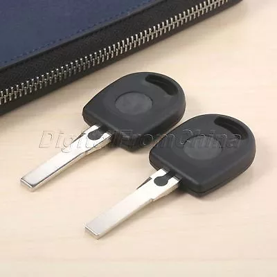 $8.54 • Buy 2Pcs Remote Key ID48 Chip HU66/HAA Uncut Blade Fit For  Fabia 2000-2008
