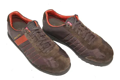 CAMPER PELOTAS Men Shoes Sz 7.5C Europe 40C Brown Canvas S8972 • £94.44