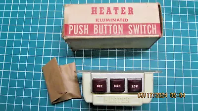 Vintage Illuminated Heater Switch D-50 2 Speed NEW • $49.95
