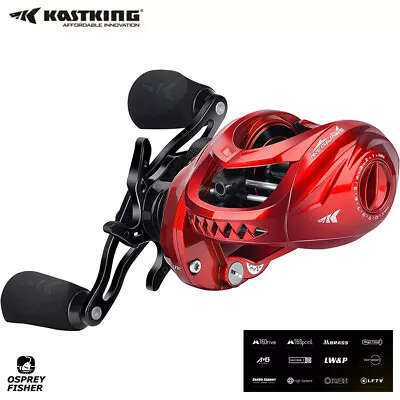 KastKing MegaJaws Elite Turbo Baitcasting Reel 9.1:1 High Speed Fipping&Pitching • £215.40